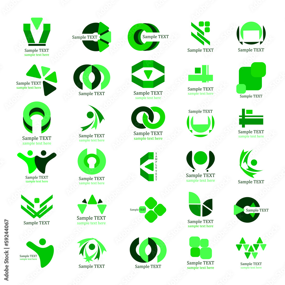 Unusual Icons Set - Isolated On Gray Background Unusual Icons Set - Isolated On Gray Background