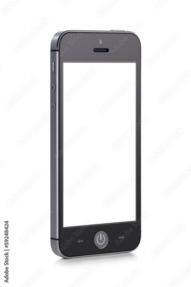 Black modern iphone mobile smartphone mockup with blank screen Black modern iphone mobile smartphone mockup with blank screen