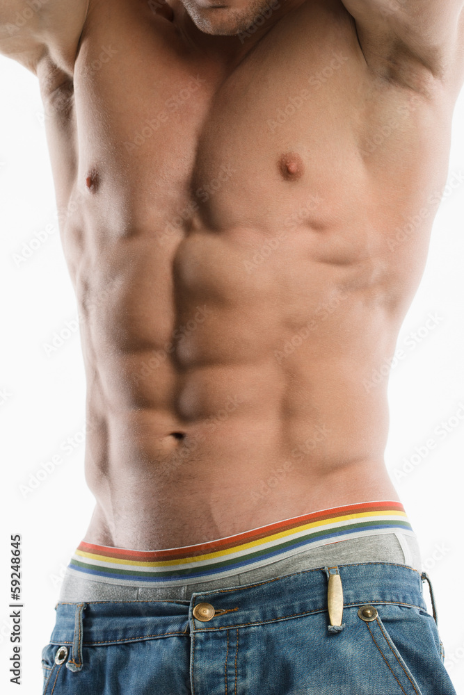 Naklejka premium Bodybuilder