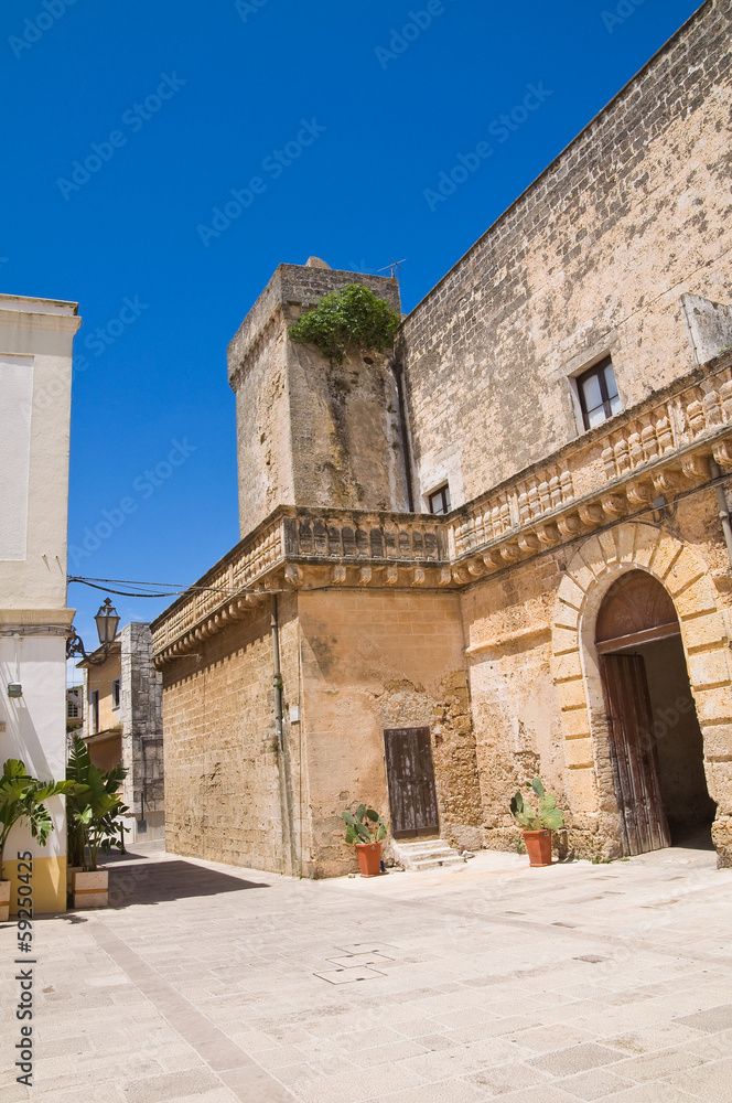 Obraz premium Castle of Felline. Puglia. Italy.