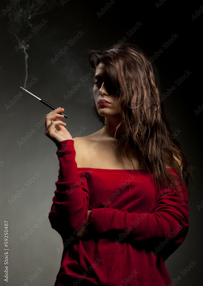 Obraz premium Smoking