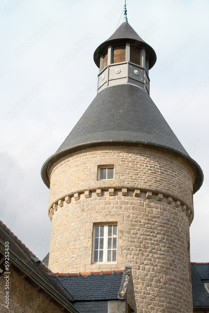 La tour du manoir de Kérazan