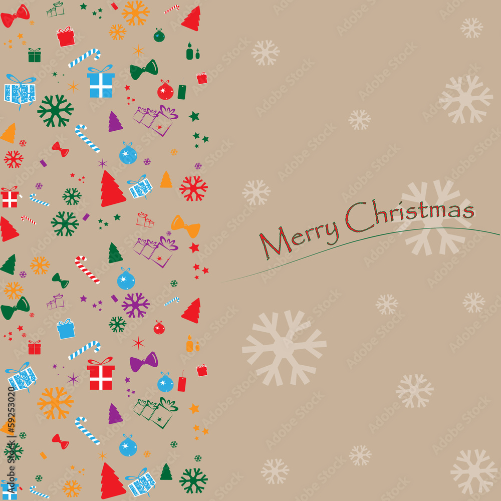 Fototapeta premium Merry Christmas background