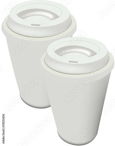 bicchierone di caffè americano