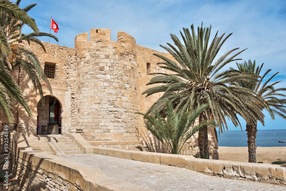 Obraz premium Citadelle du bordj Ghazi-Mustapha - Djerba, Tunisie