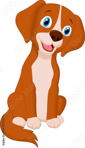 Cute dog cartoon