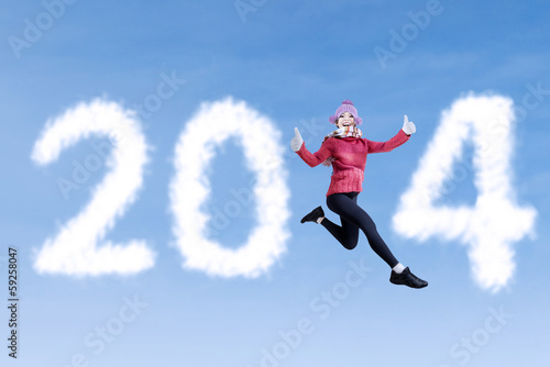 New year 2014 concept