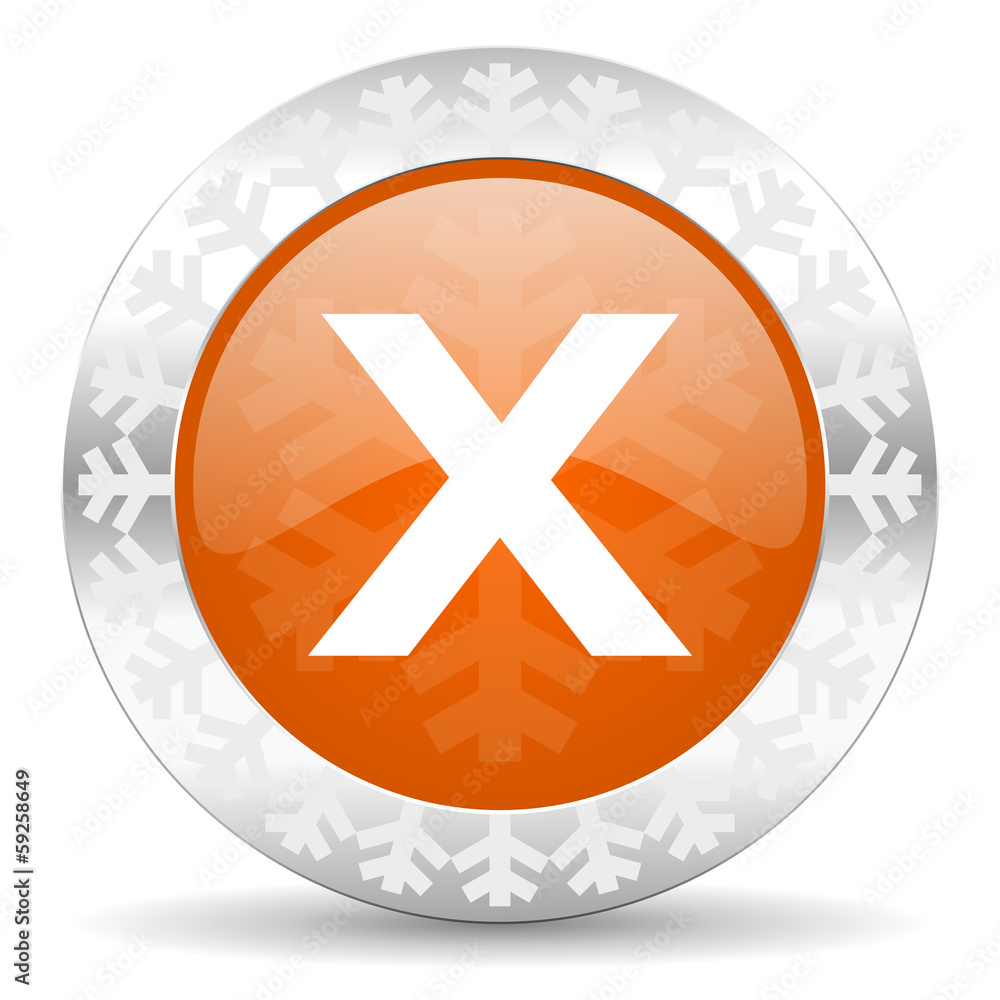 Fototapeta premium cancel icon