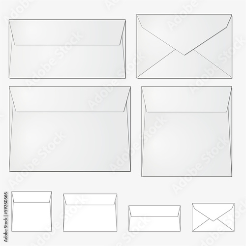 european standard kinds of envelope