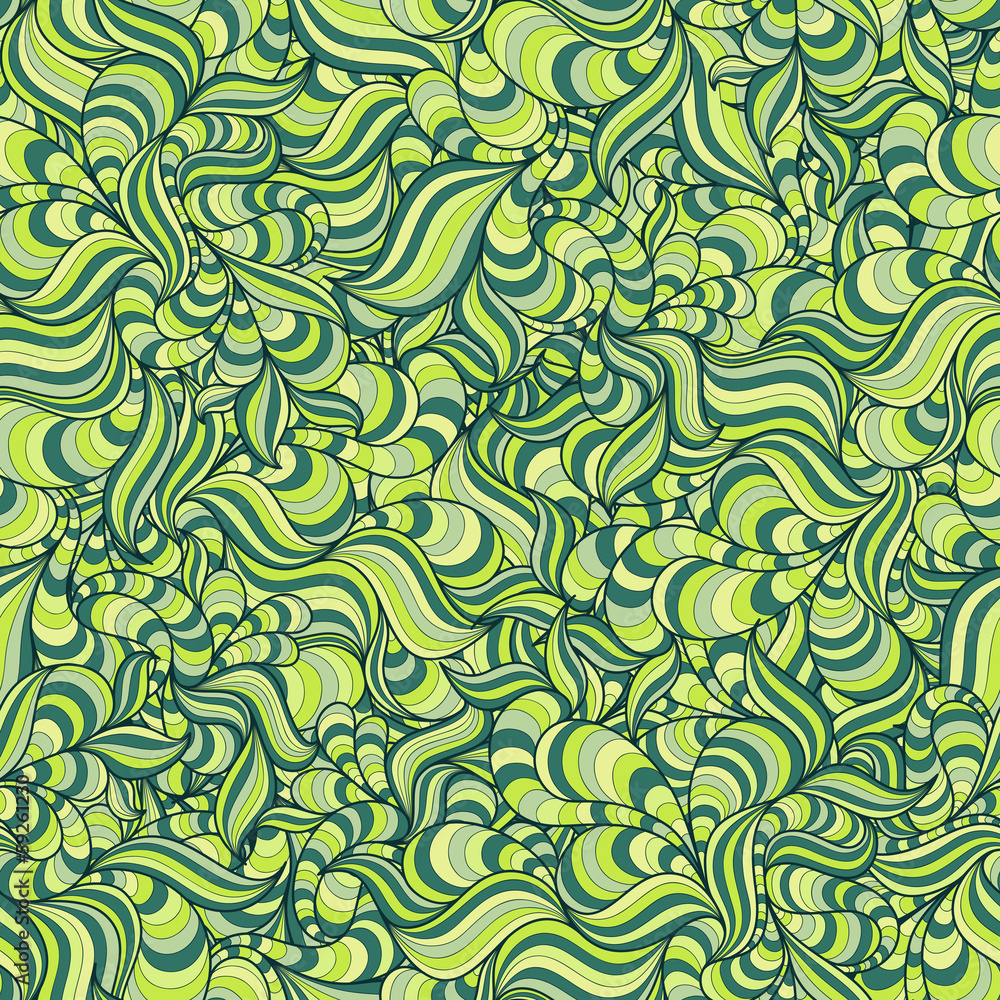 Seamless abstract hand drawn waves pattern Seamless abstract hand drawn waves pattern