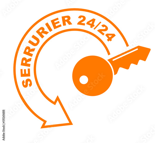 serrurier 24 heures sur 24 flèche orange