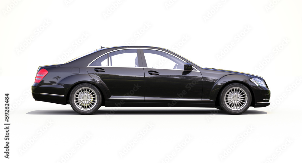 Modern luxury executive car