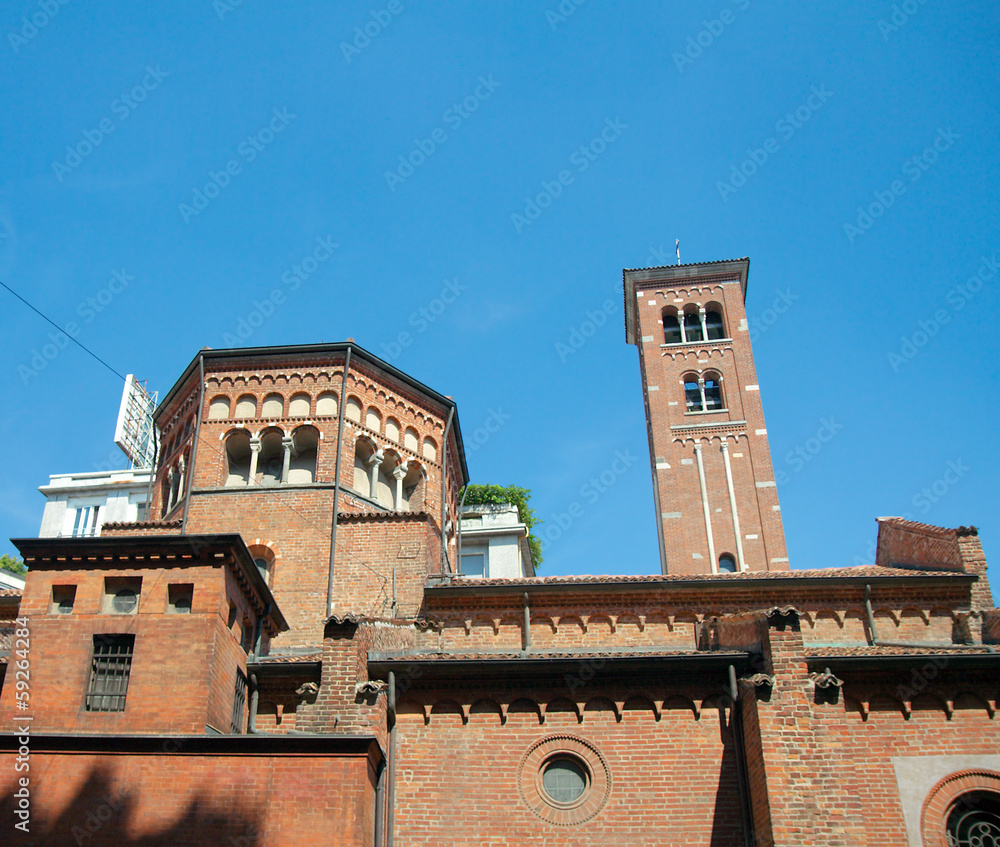 San Babila Church (1095), Milan, Italy
