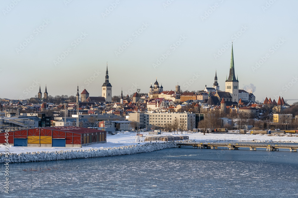 View of the old city from the sea