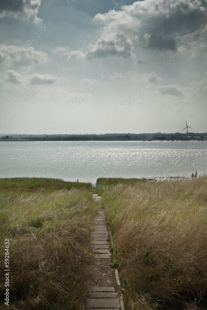 View of footpath to River Thames