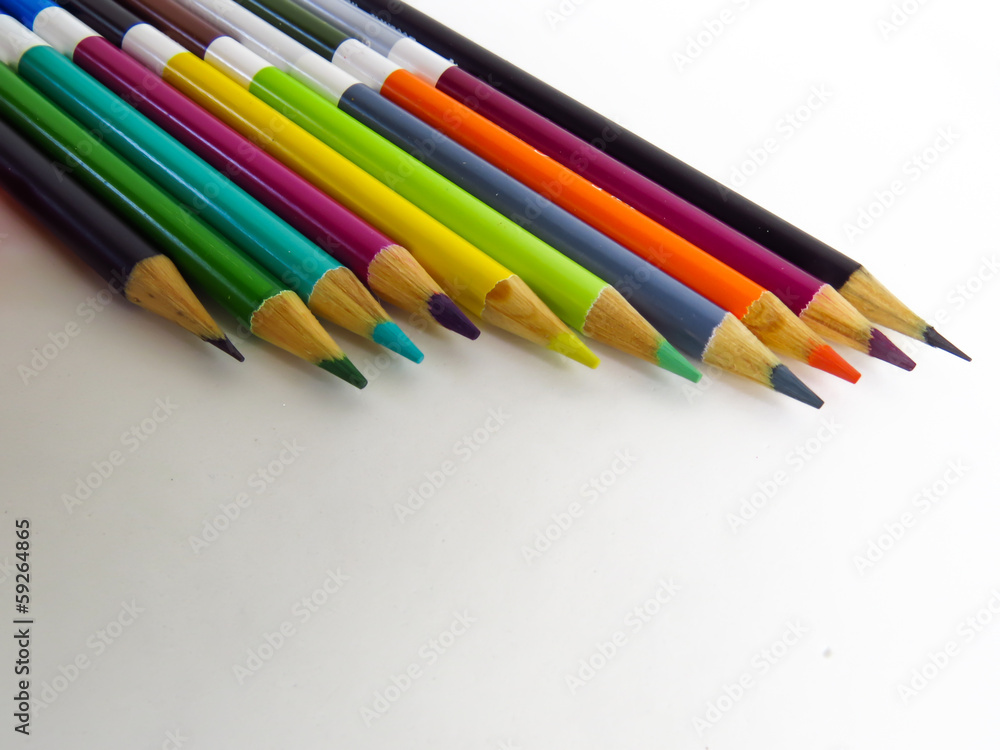 Lápis de cor / Material para estudante, lapis coloridos. Lápis de cor / Material para estudante, lapis coloridos.
