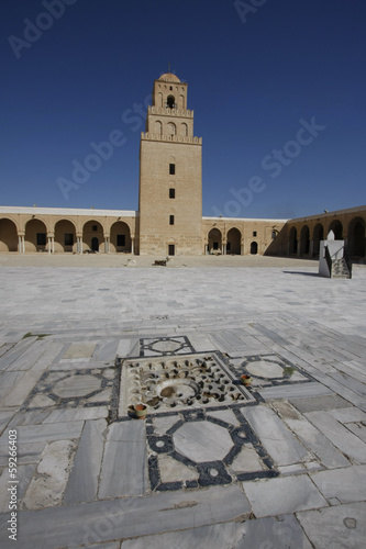 Courtyard of the Great Mosque of Kairouan photo