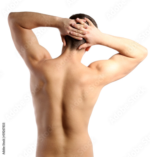 Handsome young muscular spo...