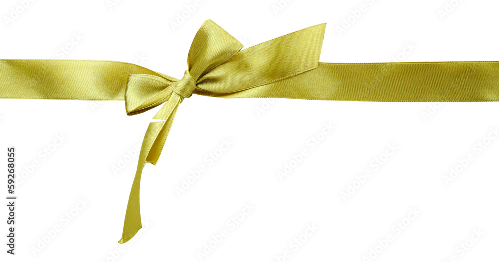 Color gift satin ribbon bow, isolated on white Color gift satin ribbon bow, isolated on white
