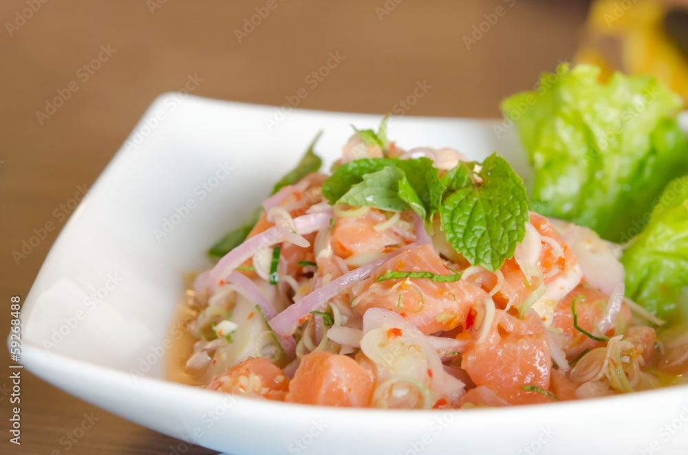 spicy salmon spicy salmon