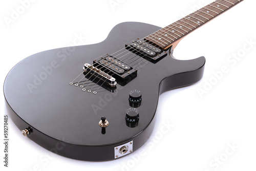 Εκτύπωση καμβά Electric guitar isolated on white