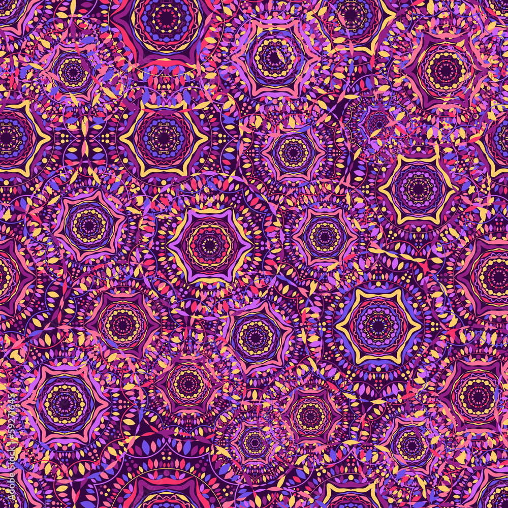 Colorful Pink Purple Seamless Pattern Background
