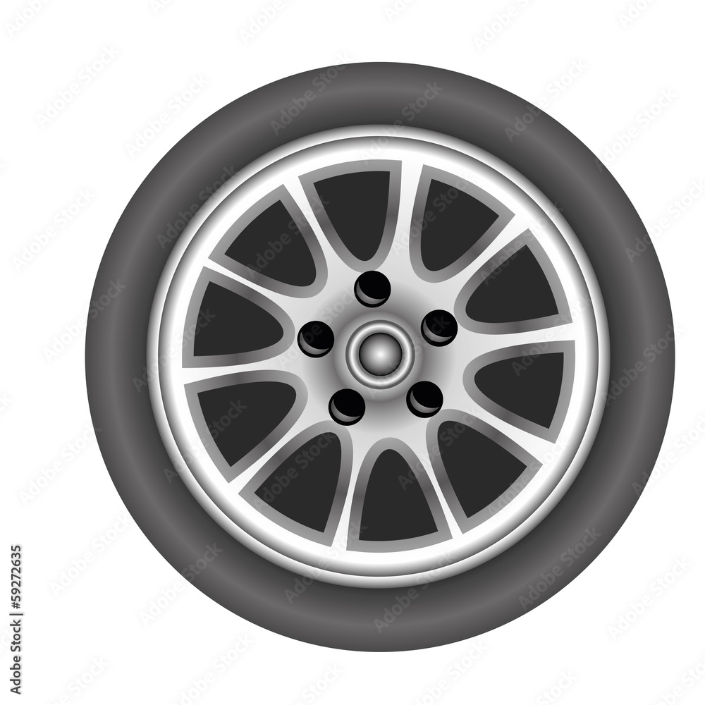 grey tire