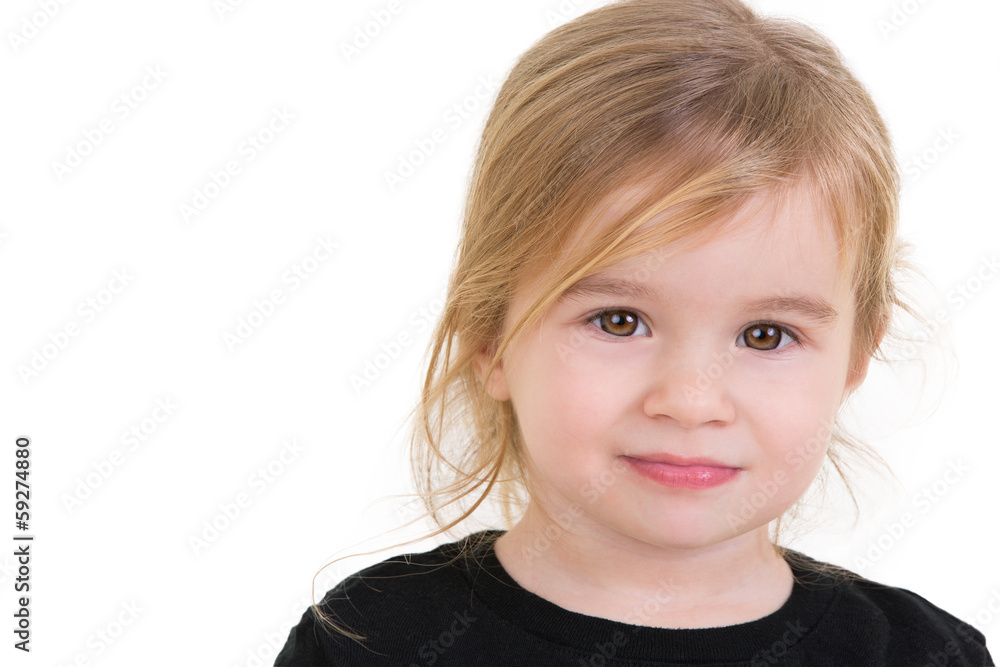 Cute Toddler Looking in to your Eyes Fearless Cute Toddler Looking in to your Eyes Fearless