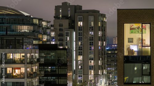 Modern residential buildings in Copenhagen