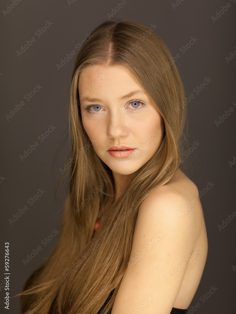 portrait of beautiful caucasian woman portrait of beautiful caucasian woman