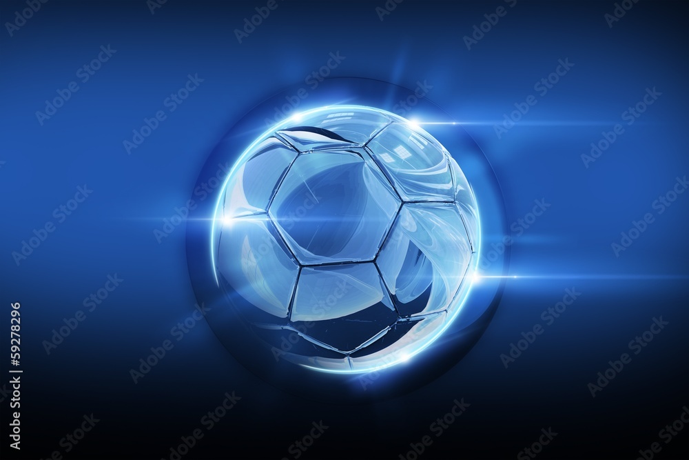 Glassy Soccer Ball