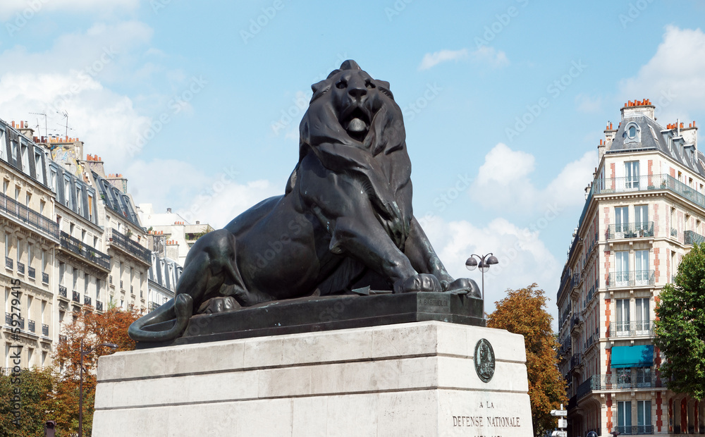 Fototapeta premium Paris, lion de Belfort