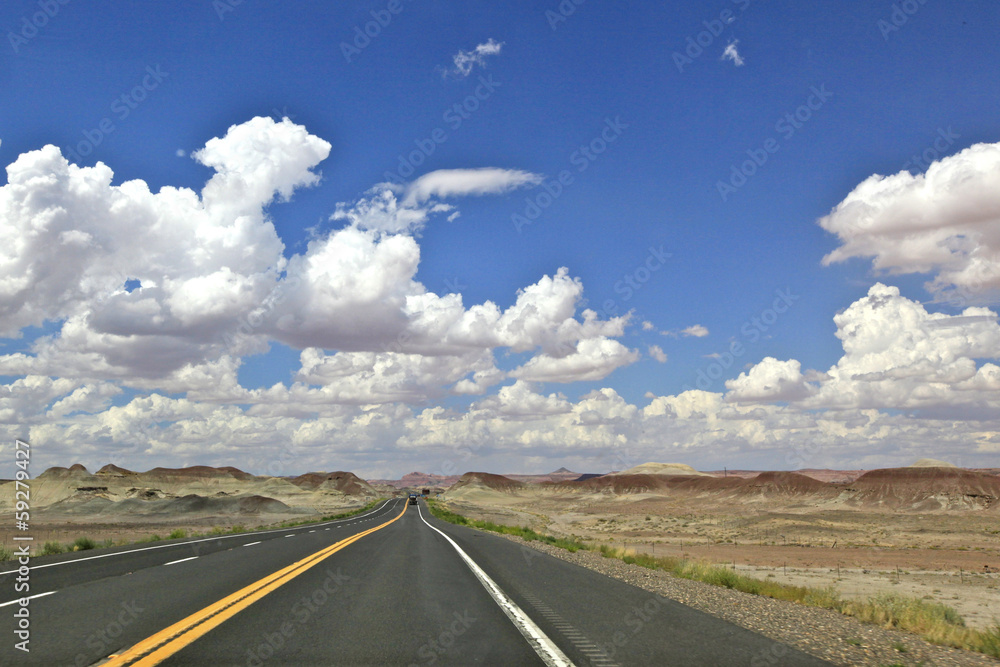 the painted desert road, Arizona