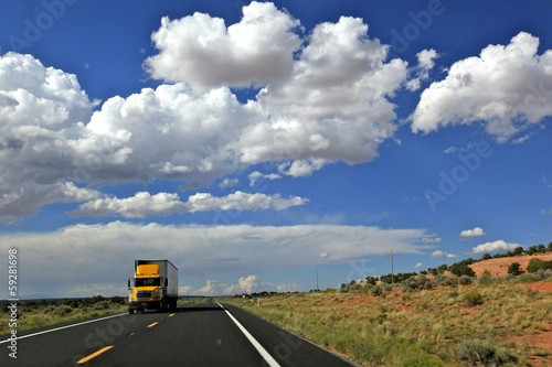 the painted desert road, Arizona