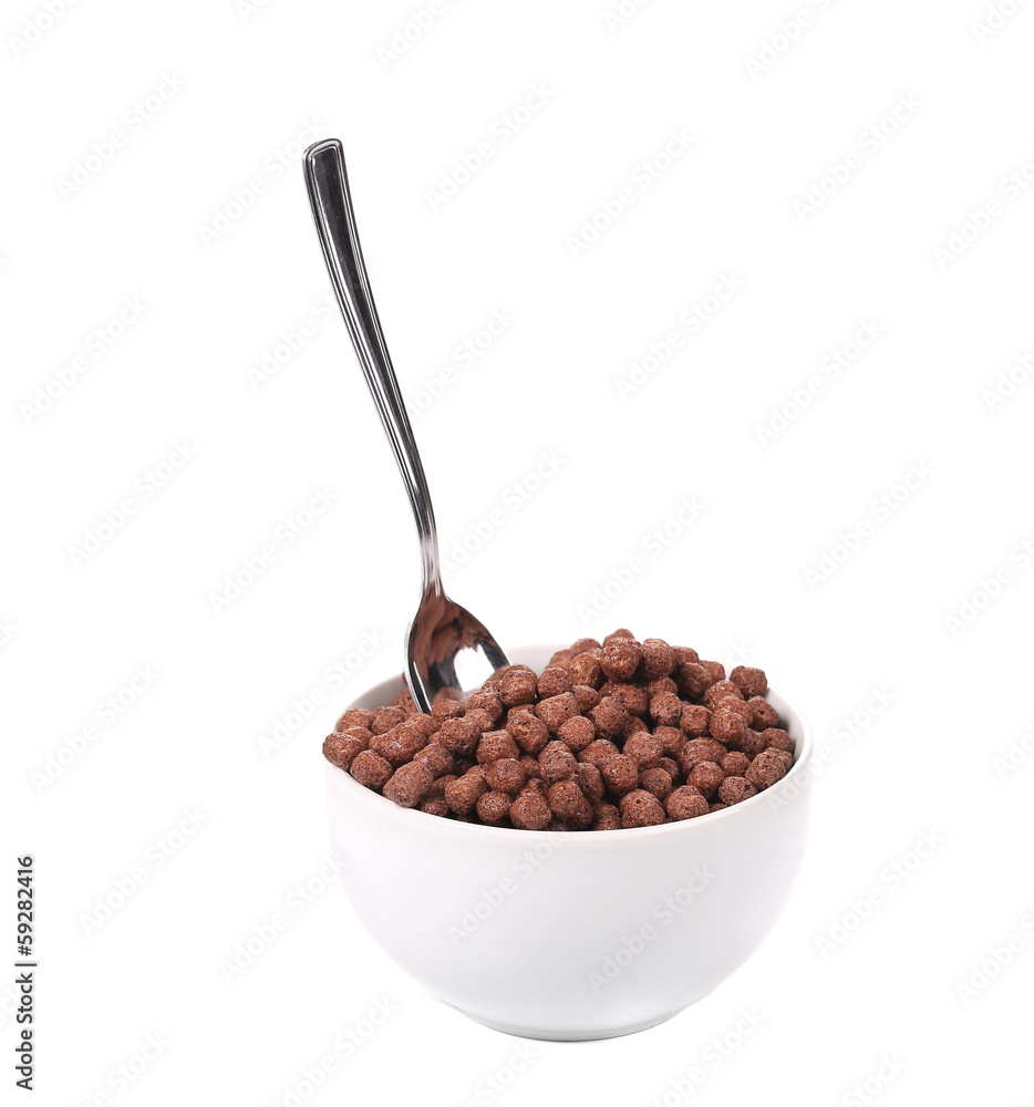 Oats chocolate cereal. Oats chocolate cereal.