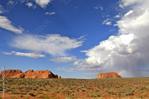 arc en ciel sur le painted desert ,Arizona