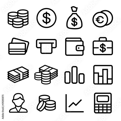 Money ios 7 icon set