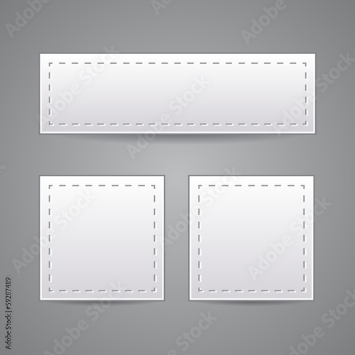 Collection of paper. Vector