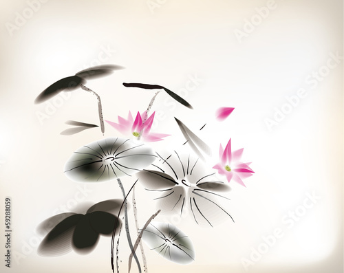 waterlily painting