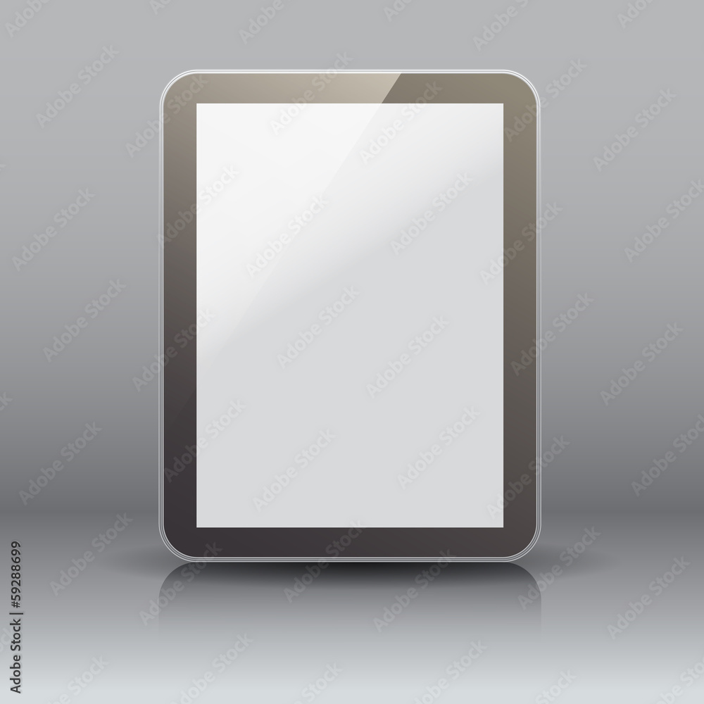 Tablet pc computer isolated. Vector Tablet pc computer isolated. Vector