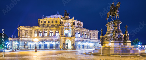 Dresden, Germany at Theaterplatz