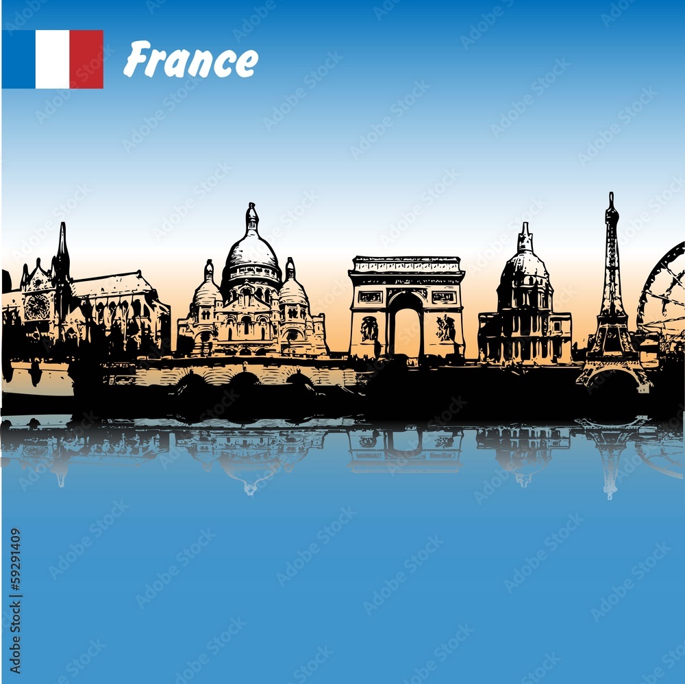 France, Paris - obrazy, fototapety, plakaty 