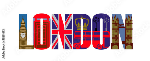 vector london icon set