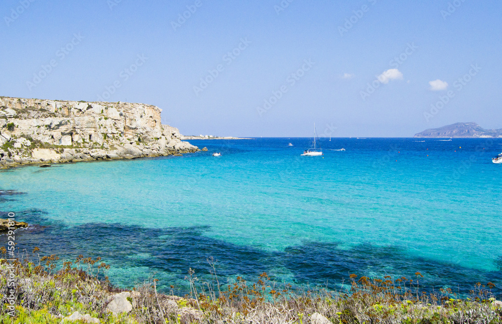 Favignana - Wonderful island of the Egadi in Trapani, Sicily