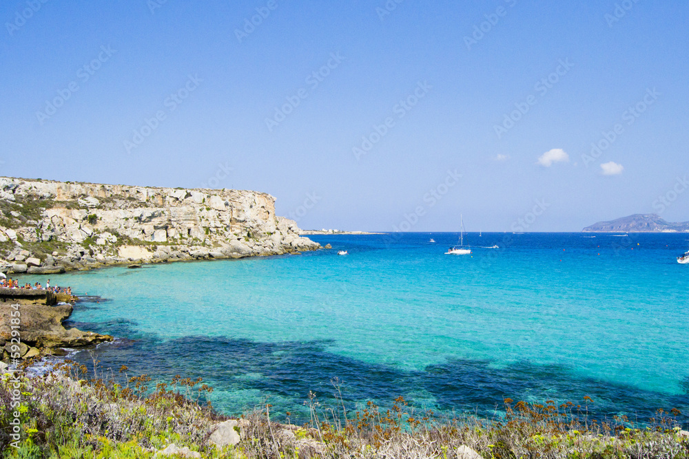 Favignana - Wonderful island of the Egadi in Trapani, Sicily