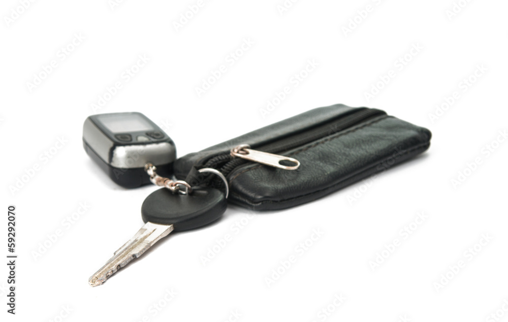 Car key isolated Car key isolated