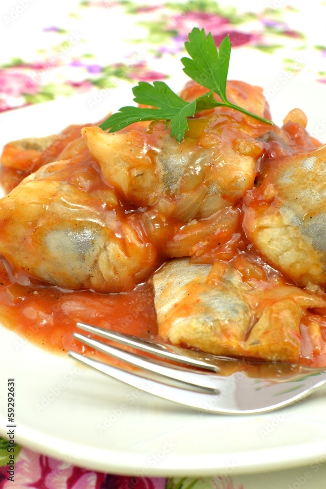 herring in tomato sauce herring in tomato sauce
