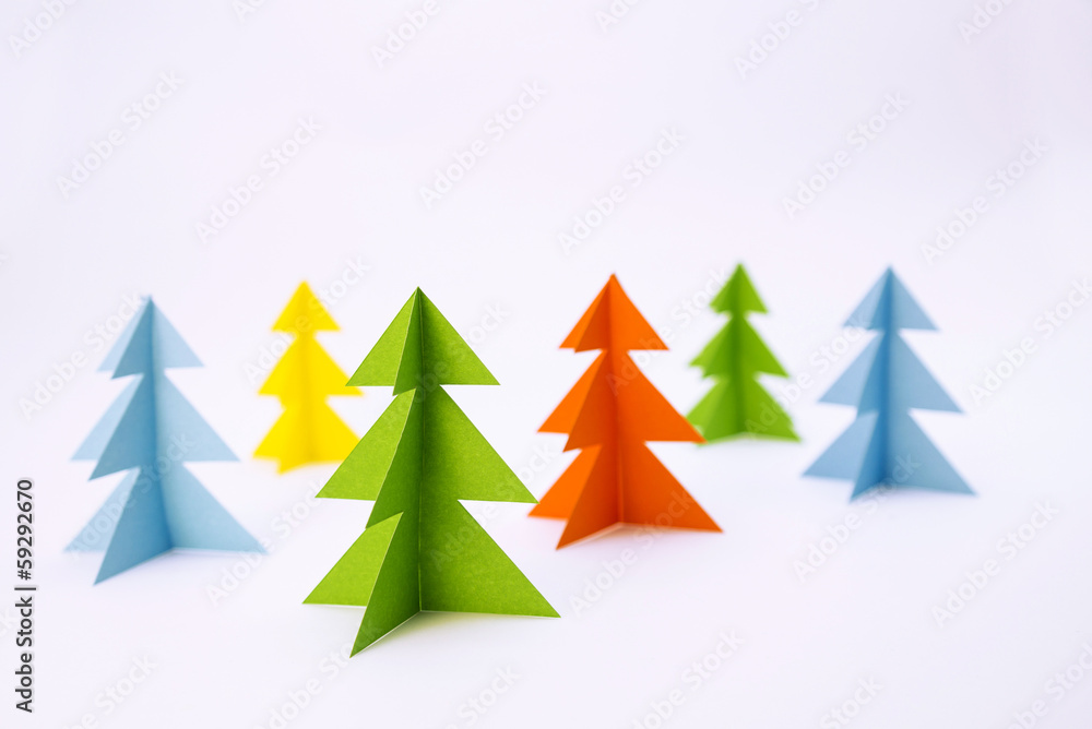 Colored pines