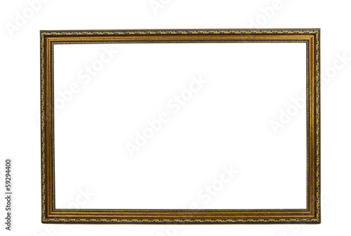 Vintage picture frame isolated