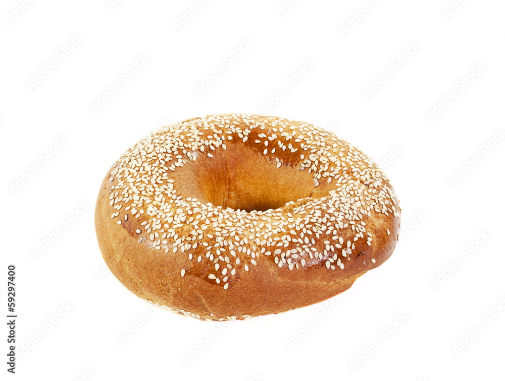 Bagel with sesame Bagel with sesame